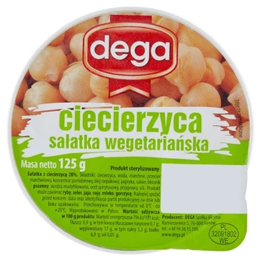 dega Ciecierzyca sałatka wegetariańska 125 g - 5