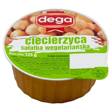 dega Ciecierzyca sałatka wegetariańska 125 g - 4