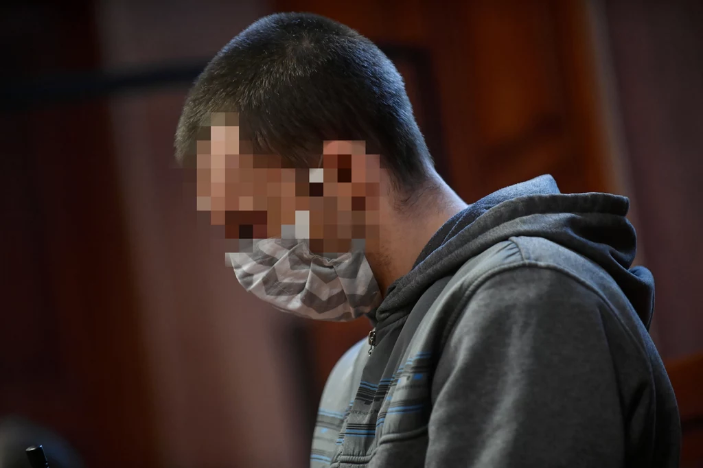 Oskarżony Łukasz B. na sali SO w Warszawie Oskarżony Łukasz B. na sali SO w Warszawie