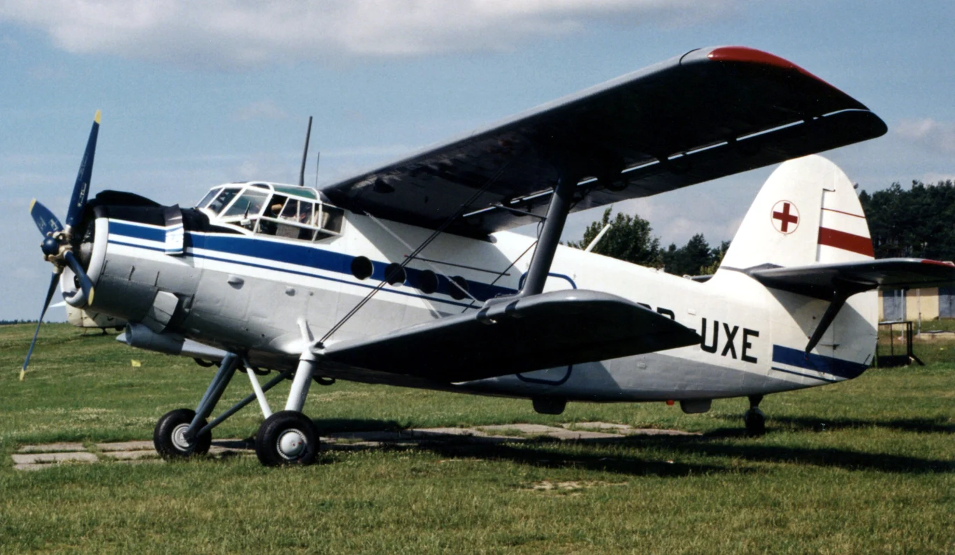 Sanitarny An-2S. Zdjęcie ze zbiorów Muzeum Ratownictwa Sanitarny An-2S. Zdjęcie ze zbiorów Muzeum Ratownictwa
