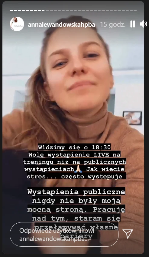 Anna Lewandowska odniosła się do swojego wystąpienia Anna Lewandowska odniosła się do swojego wystąpienia