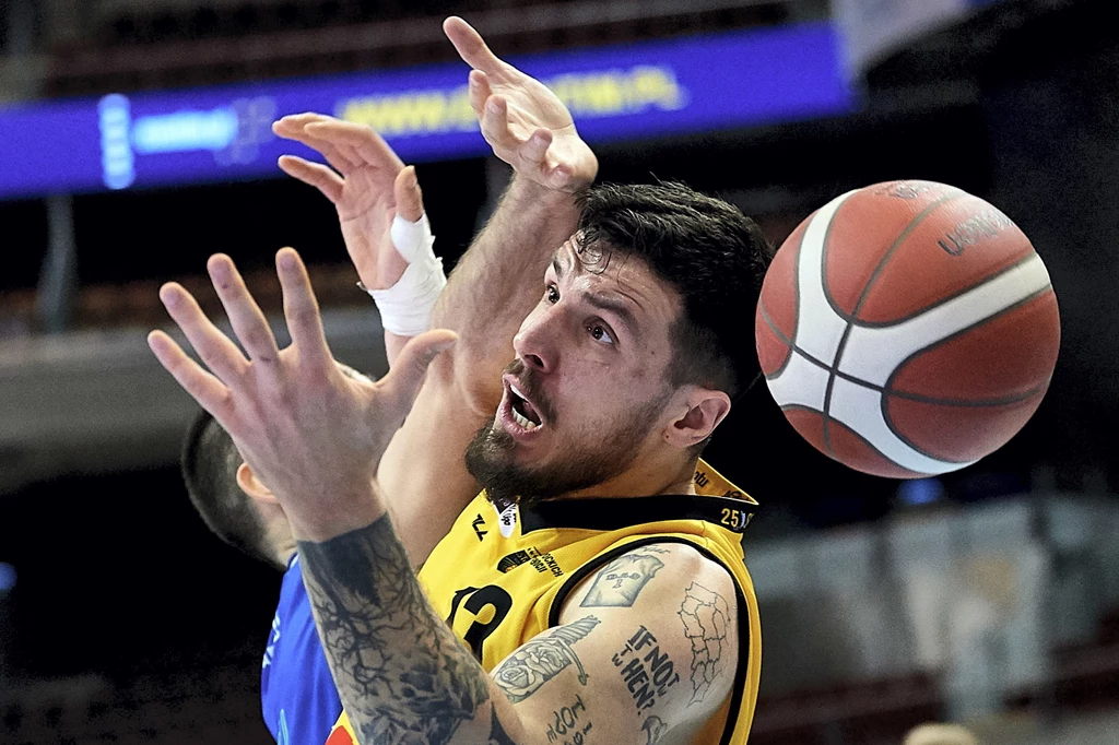 Dominik Olejniczak, koszykarz Trefla Sopot Dominik Olejniczak, koszykarz Trefla Sopot