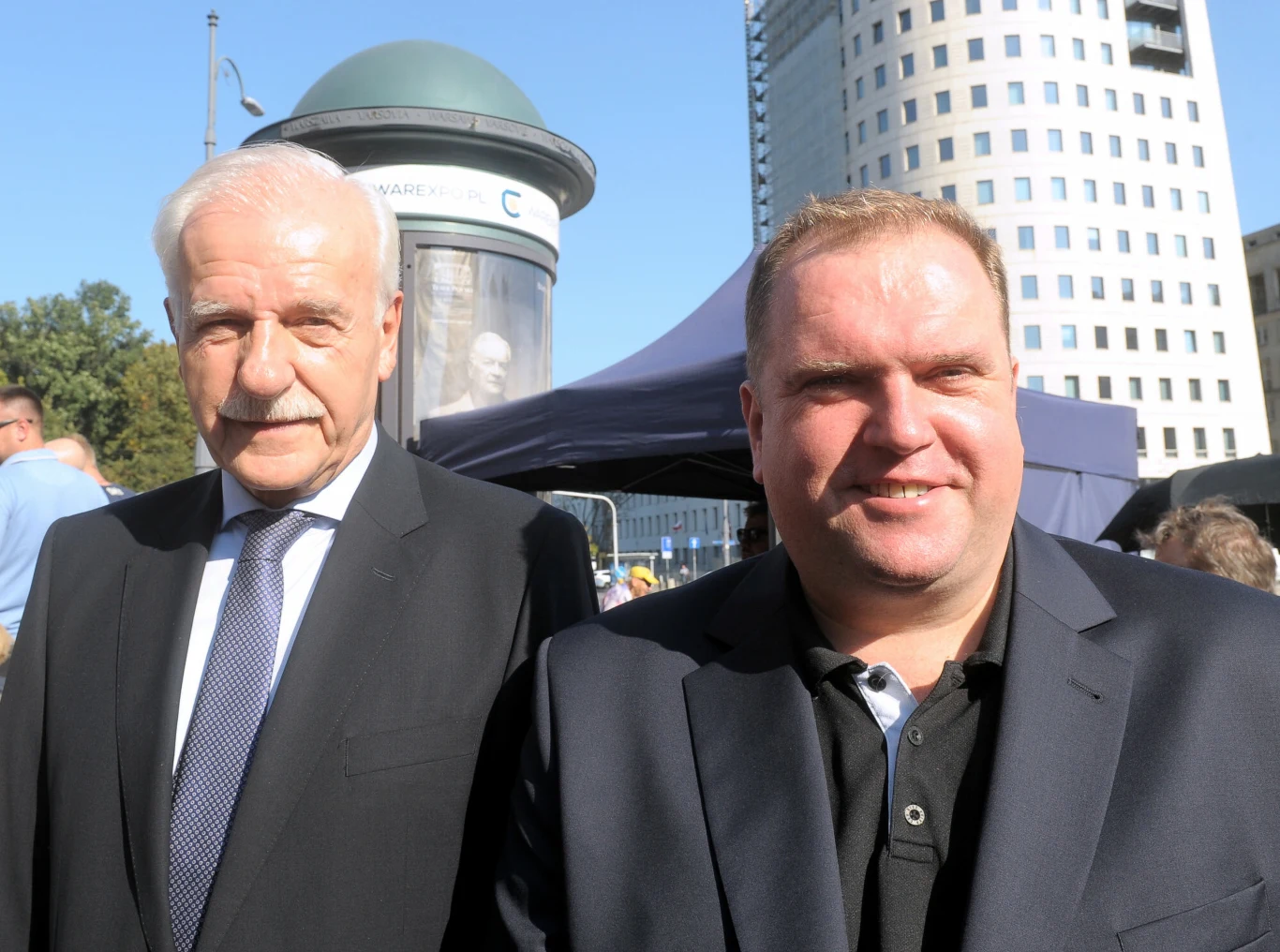 Andrzej Olechowski i Paweł Piskorski Andrzej Olechowski i Paweł Piskorski