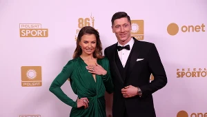 Anna I Robert Lewandowski podczas Gali Mistrzów Sportu