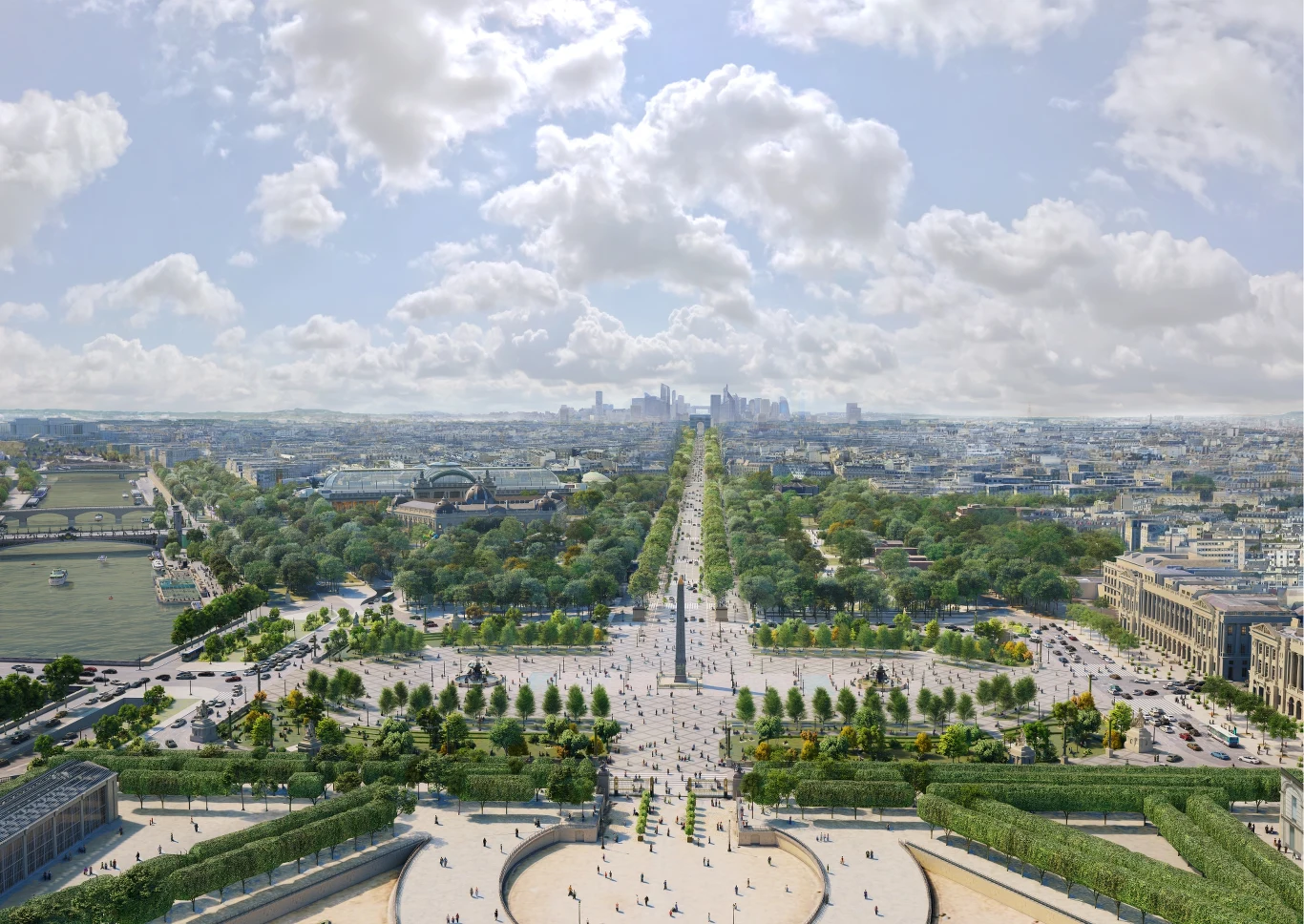 Place de la Concorde (wizualizacja) Place de la Concorde (wizualizacja)