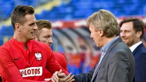 Arkadiusz Milik (z lewej) i Zbigniew Boniek