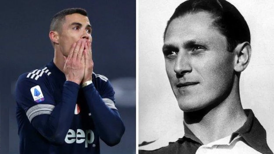 Cristiano Ronaldo (po lewej), Josef Bican (po prawej) Cristiano Ronaldo (po lewej), Josef Bican (po prawej)