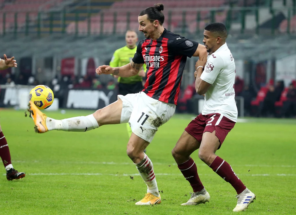 Zlatan Ibrahimović zagrał przeciwko Torino tylko 45 minut Zlatan Ibrahimović zagrał przeciwko Torino tylko 45 minut