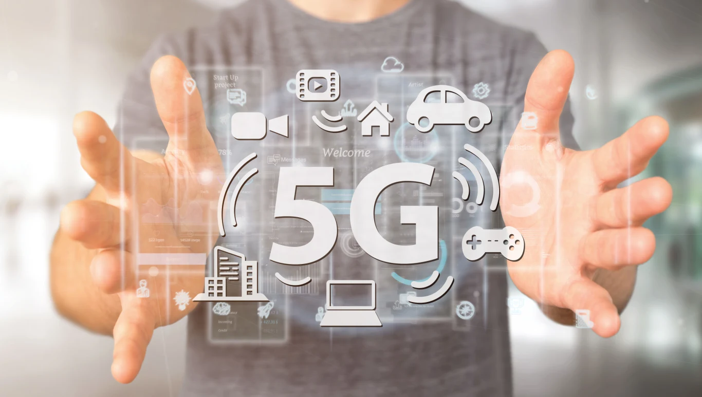 Sieć piątej generacji (5G) przyśpieszy cyfryzacji gospodarki i społeczeństwa. Sieć piątej generacji (5G) przyśpieszy cyfryzacji gospodarki i społeczeństwa.