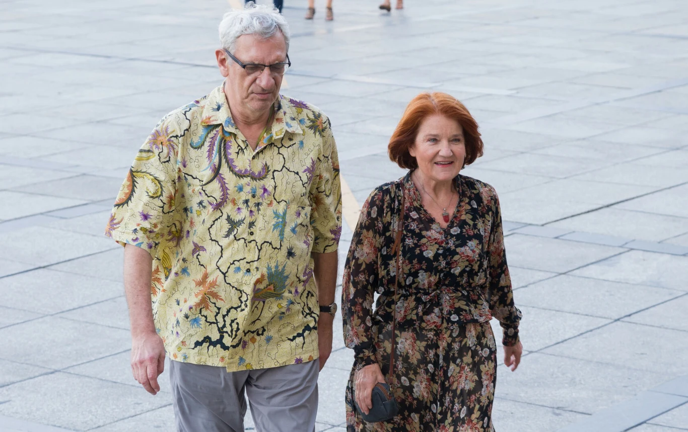 Wiktor Zborowski i Maria Winiarska wspierają córkę Wiktor Zborowski i Maria Winiarska wspierają córkę