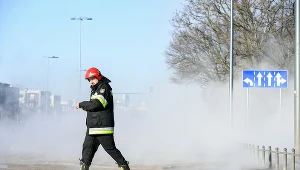 Awaria ciepłownicza w Warszawie (arch.)