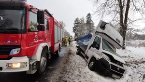 Śmiertelny wypadek - wjechał prosto pod tira