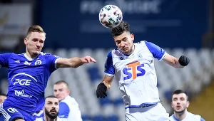 Jakub Moder w meczu Lecha Poznań ze Stalą Mielec