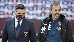 Marco Giampaolo (z prawej) w towarzystwie Davide Vagnatiego