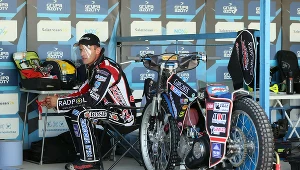 Tomasz Gapiński, lider Ostrovii, aż usiadł z wrażenia.