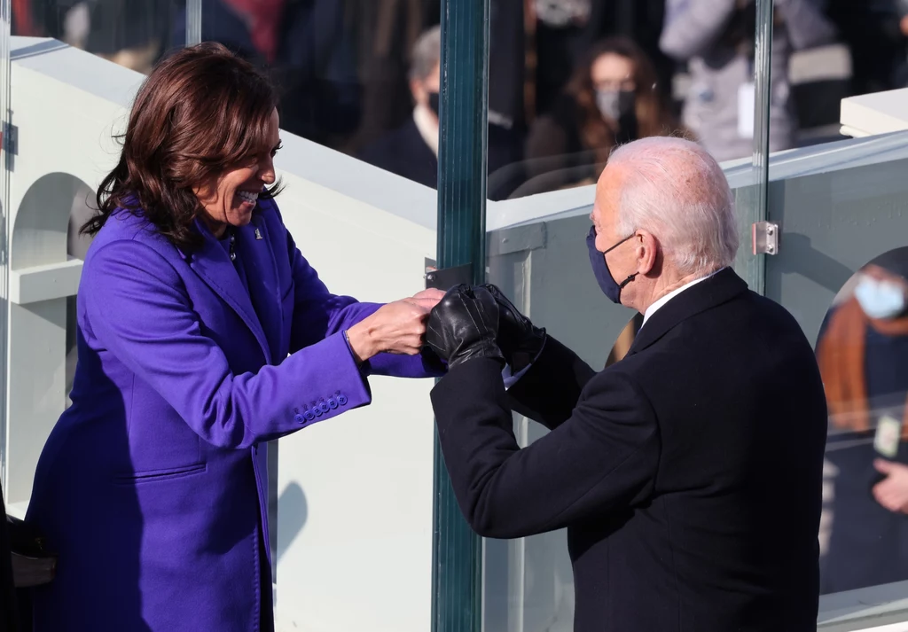 Na zdj. Kamala Harris i Joe Biden Na zdj. Kamala Harris i Joe Biden