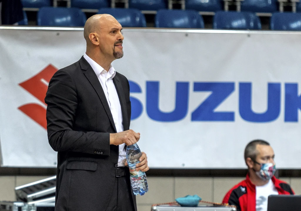 Żan Tabak, trener koszykarzy z Zielonej Góry