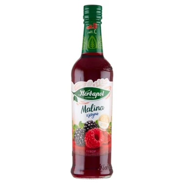 Herbapol Suplement diety malina z jeżyną 420 ml - 1