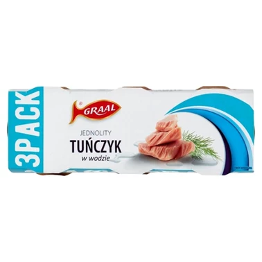 Graal Jednolity tuńczyk w wodzie 240 g (3 x 80 g) - 0
