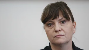 Ewa Stankiewicz na konferencji "W poszukiwaniu prawdy. Katastrofa smoleńska w relacjach dziennikarzy" (2018)