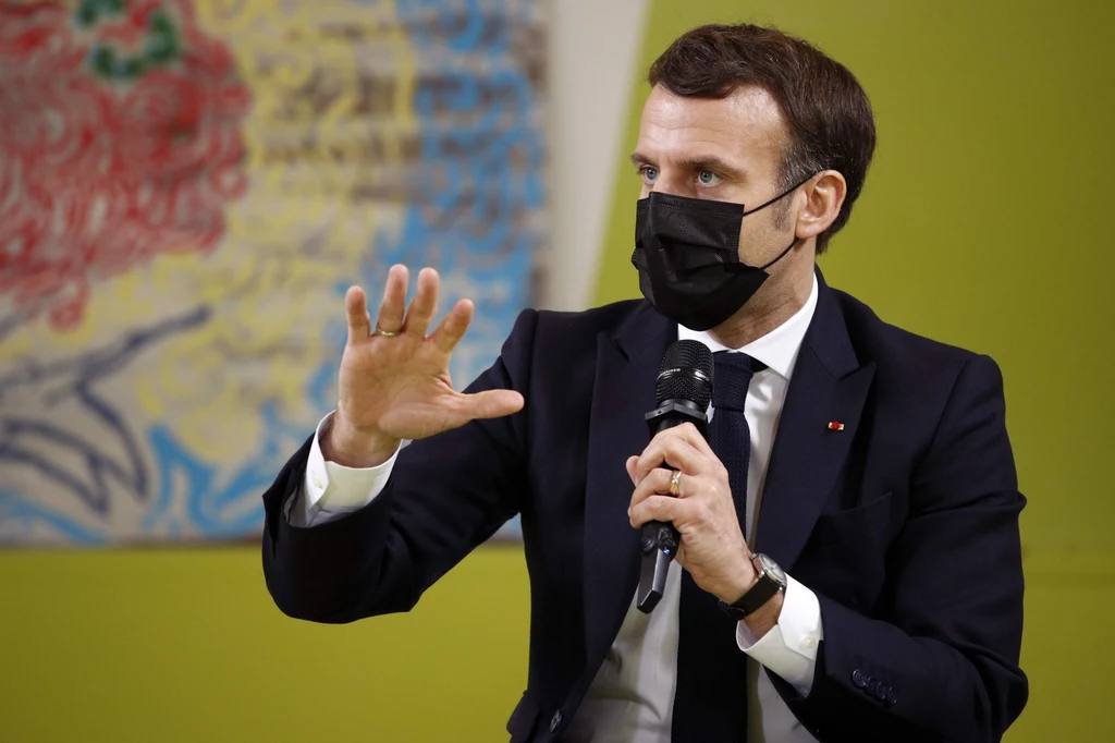 Prezydent Emmanuel Macron