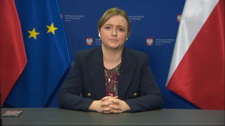 Olga Semeniuk, podsekretarz stanu w Ministerstwie Rozwoju, Pracy i Technologii w programie "Graffiti" Olga Semeniuk, podsekretarz stanu w Ministerstwie Rozwoju, Pracy i Technologii w programie "Graffiti"