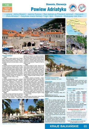 Katalog podróże - Almatur