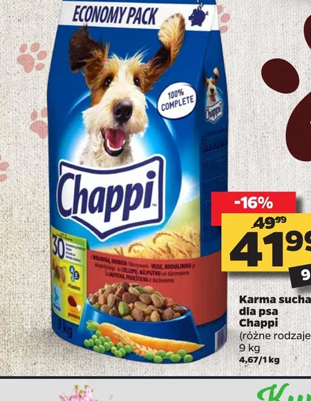 Karma dla psa Chappi