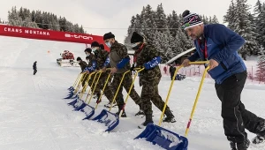 Prac wre w Crans-Montanie