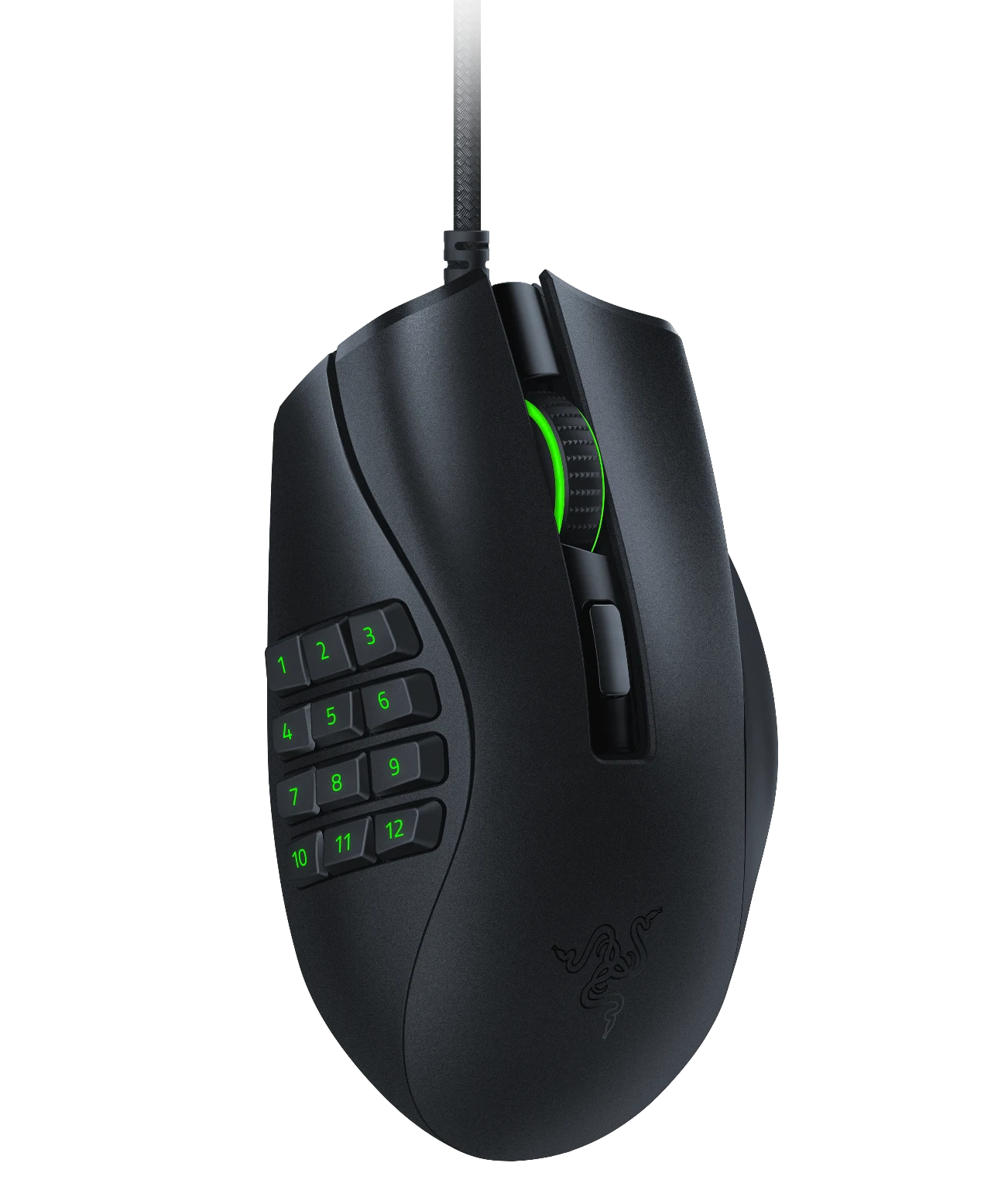 Razer Naga X ma również wbudowaną pamięć, dzięki której gracze mogą łatwo uzyskać dostęp do osobistych ustawień, w tym ustawień mapowania klawiszy, podczas podróży. Myszka jest zasilana przez system podświetlenia Razer Chroma RGB, zapewniający pełną personalizację i wciągające wrażenia z gry.