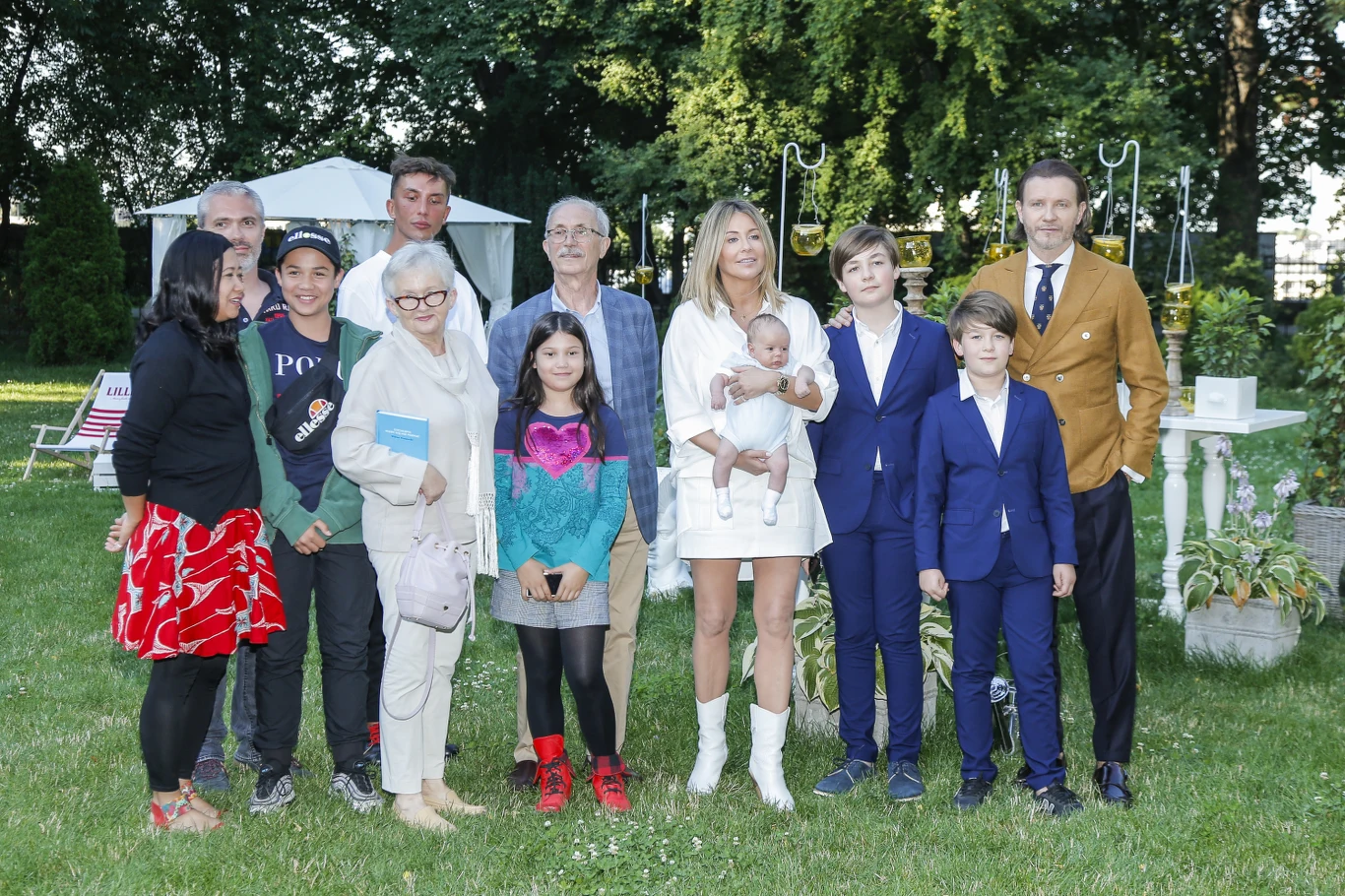 Małgorzata Rozenek-Majdan z całą rodziną Małgorzata Rozenek-Majdan z całą rodziną