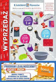 Wyprzedaż w E.Leclerc Rzeszów