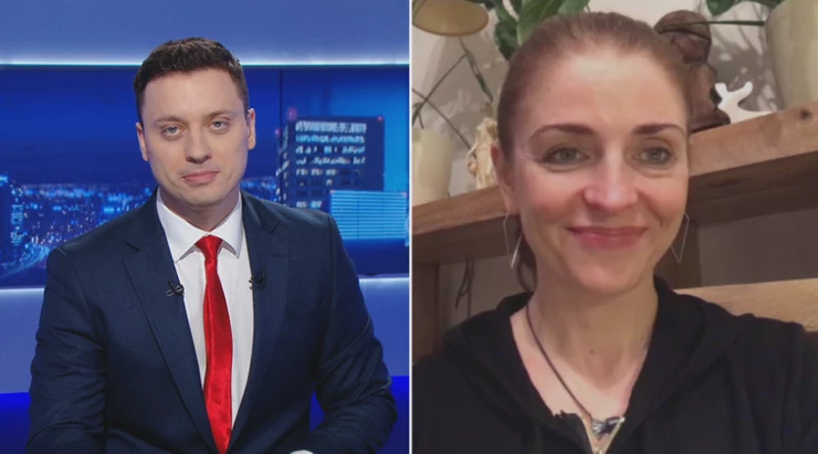 Joanna Mucha była gościem Piotra Witwickiego na antenie Polsat News Joanna Mucha była gościem Piotra Witwickiego na antenie Polsat News