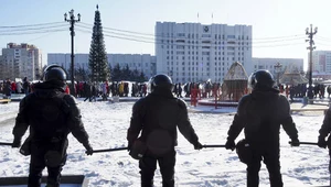Demonstracja poparcia dla Aleksieja nawalnego w Chabarowsku