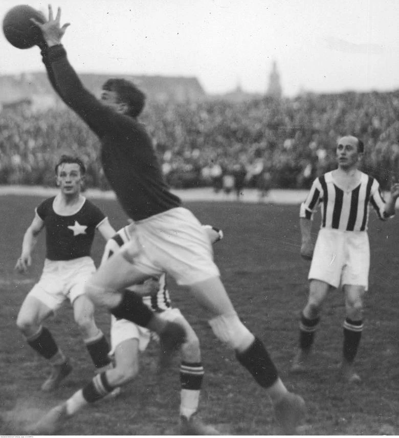 Cracovia - Wisła mecz z 1931 r.