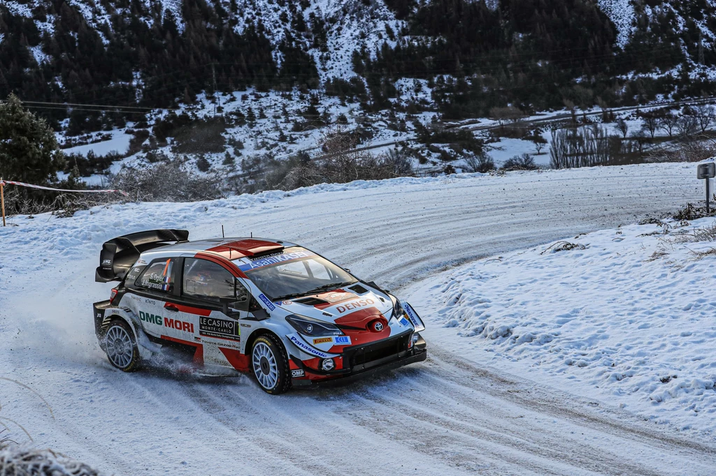 Ogier na trasie rajdu Monte Carlo