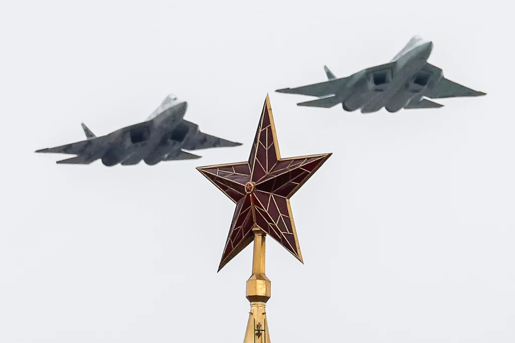 Rosyjski Su-57. Grigory Dukor/TASS/Getty Images