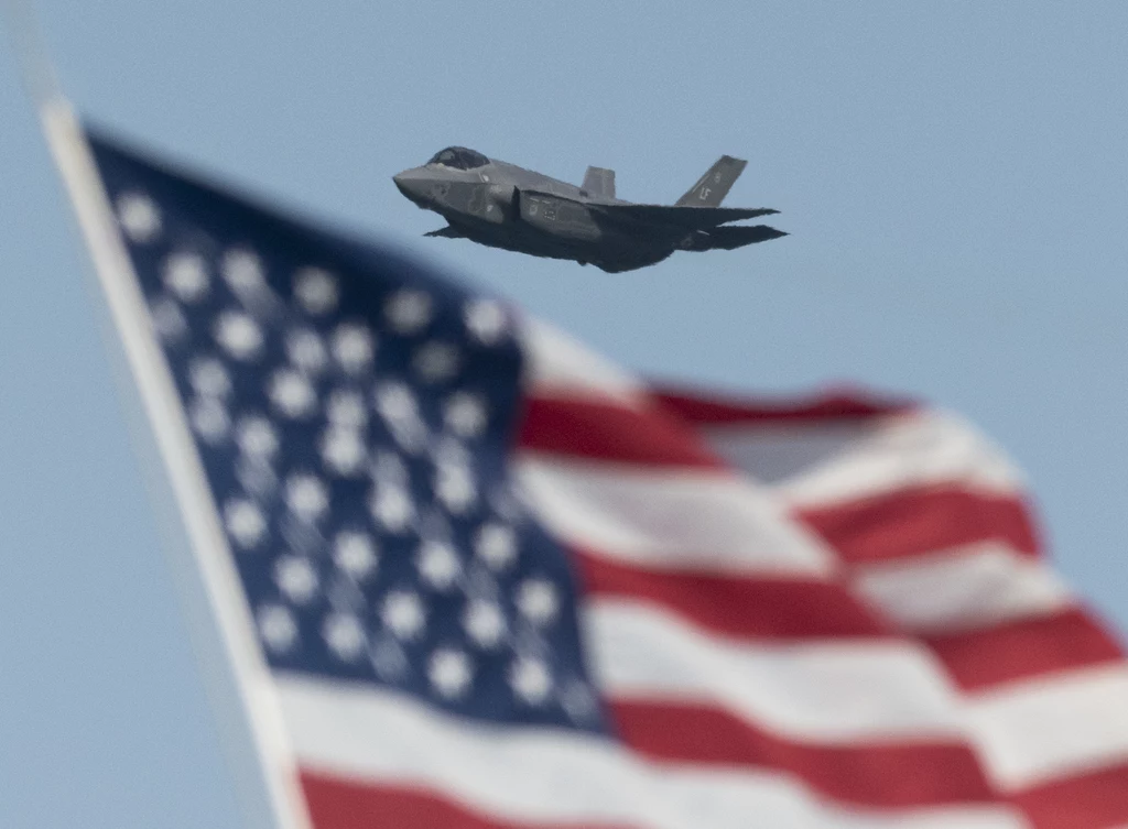 Amerykański F-35. Fot. Yichuan Cao/NurPhoto/Getty Images