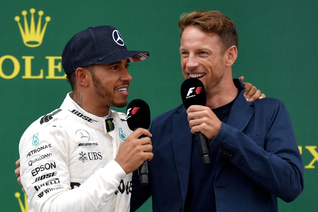 Lewis Hamilton (po lewej) i Jenson Button