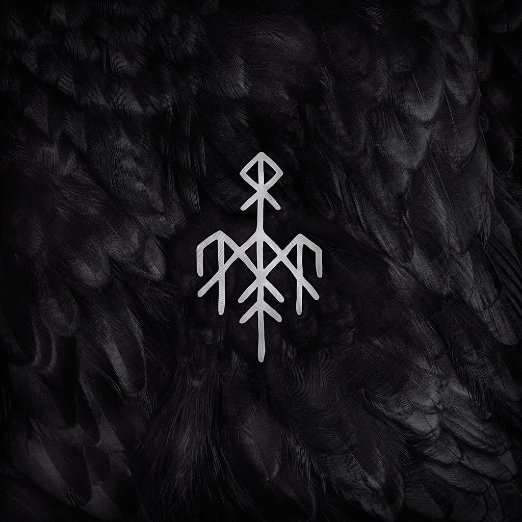 Okładka płyty "Kvitravn" grupy Wardruna