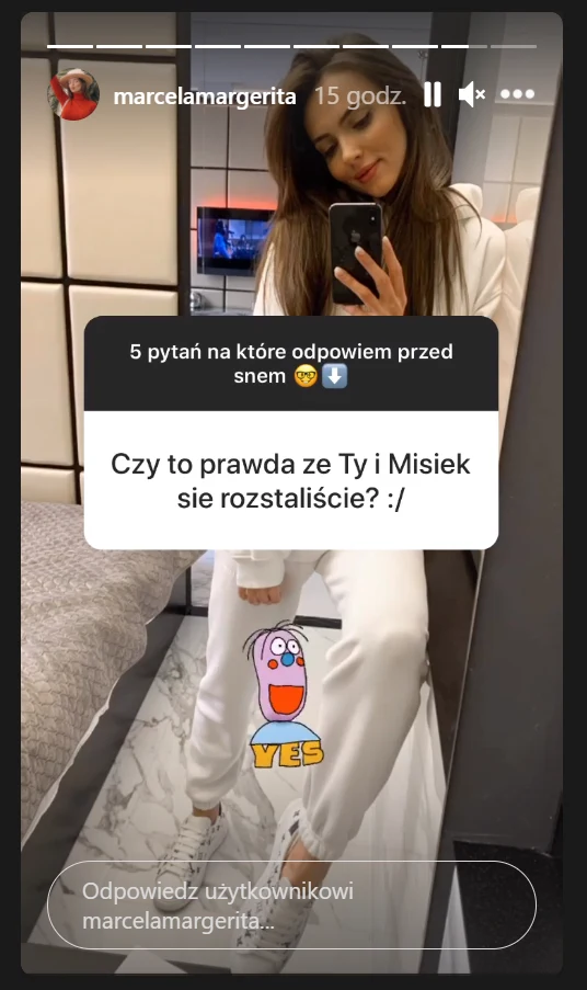 Marcela potwierdziła na Instagramie rozstanie z Michałem Koterskim. Modelka szczerze odpowiedziała na zadane pytanie internauty