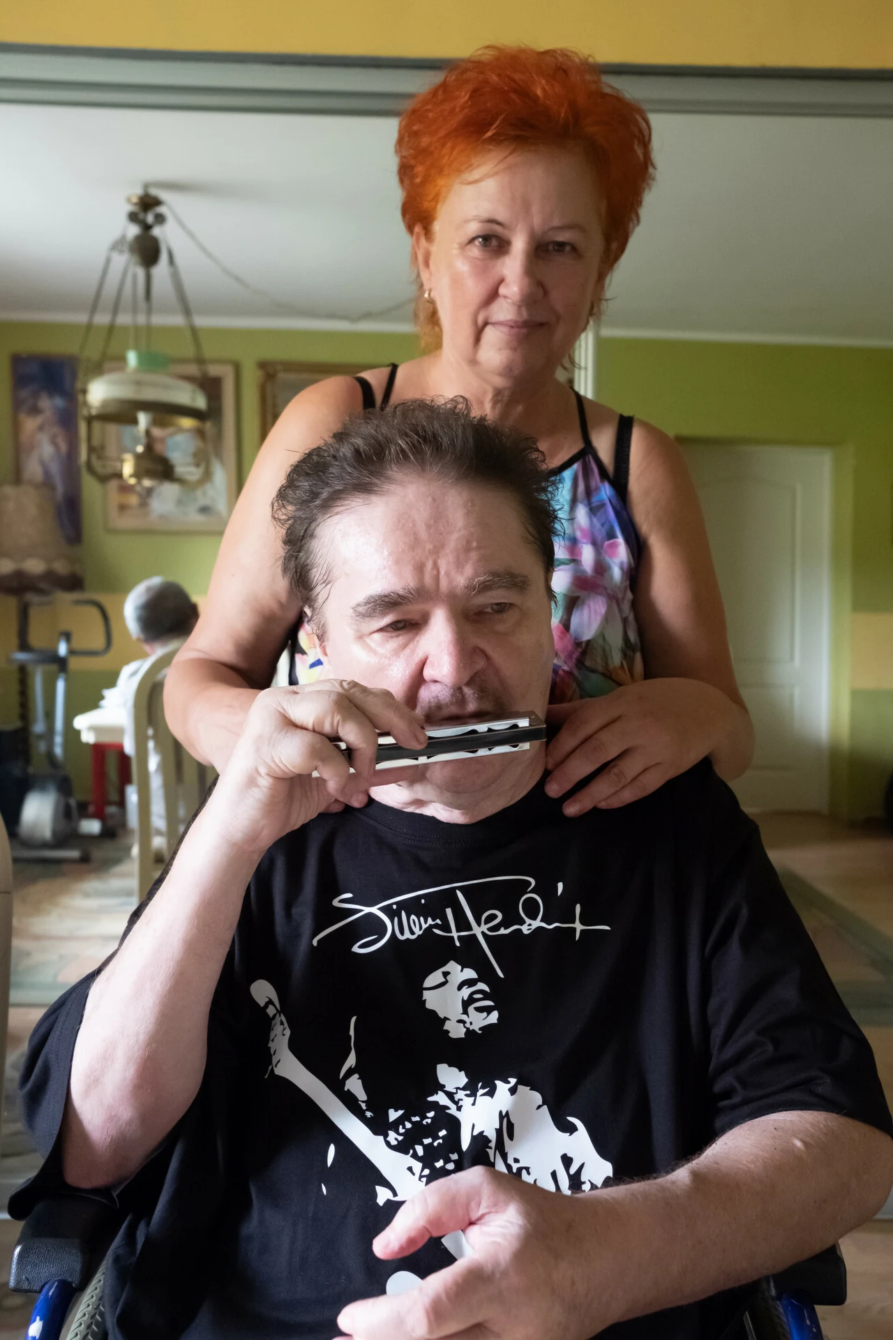 Korda z żoną, 2018 r.