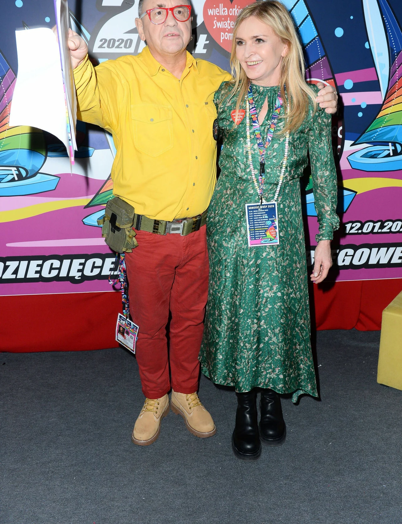 Monika Olejnik i Jurek Owsiak