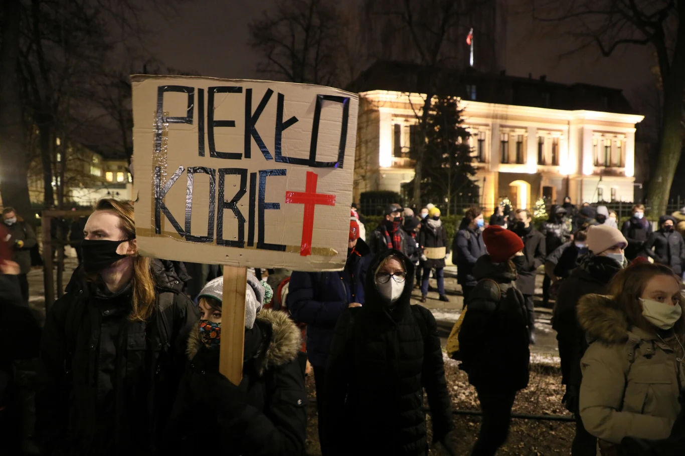 Protesty Strajku Kobiet w Warszawie