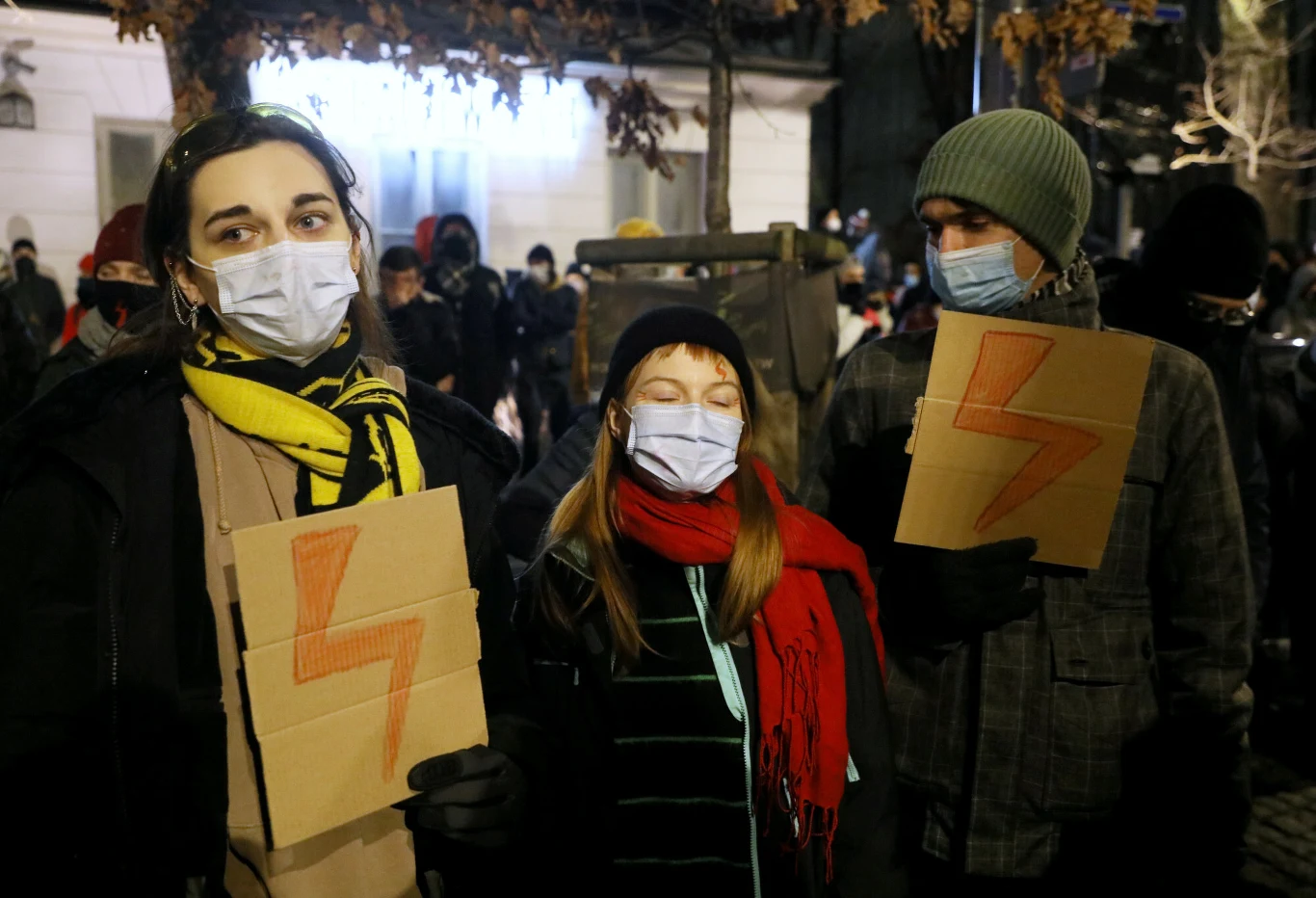 Na miejscu były znaczne siły policji.