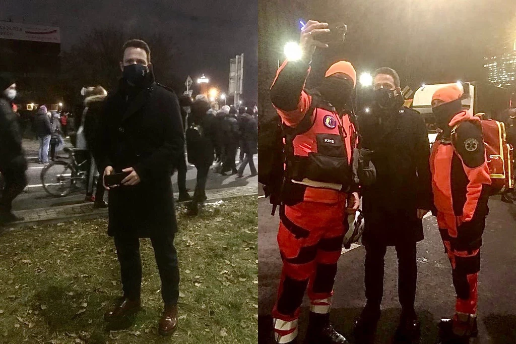 Prezydent Warszawy Rafał Trzaskowski solidaryzuje się z uczestnikami środowego protestu
