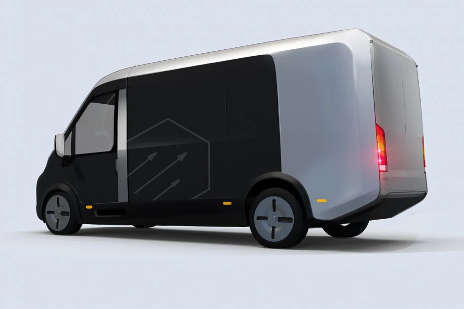 Wizualizacja elektrycznego dostawczaka z Innovation AG