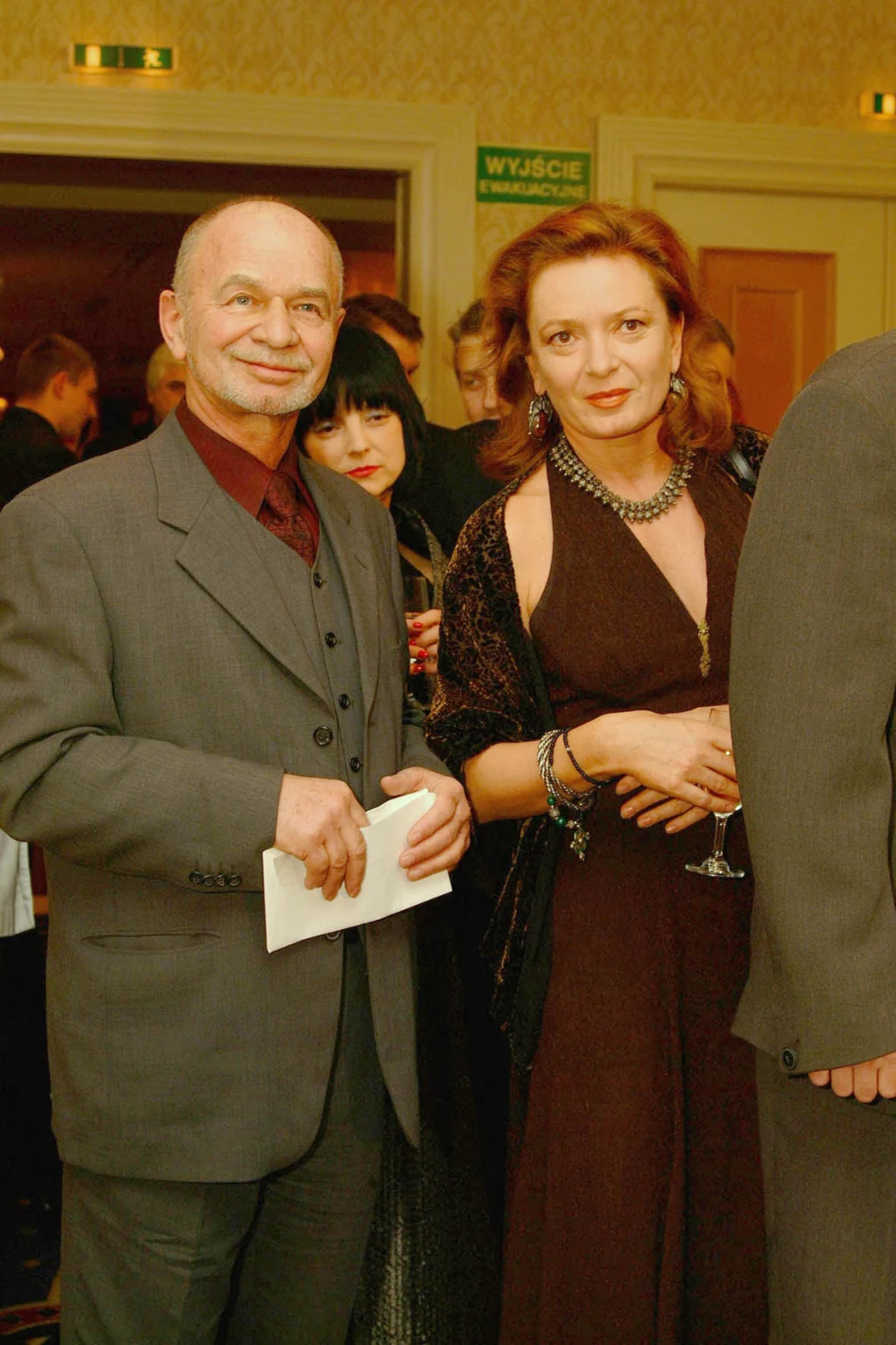 Ryszard Kotys z żoną Kamilą Sammler