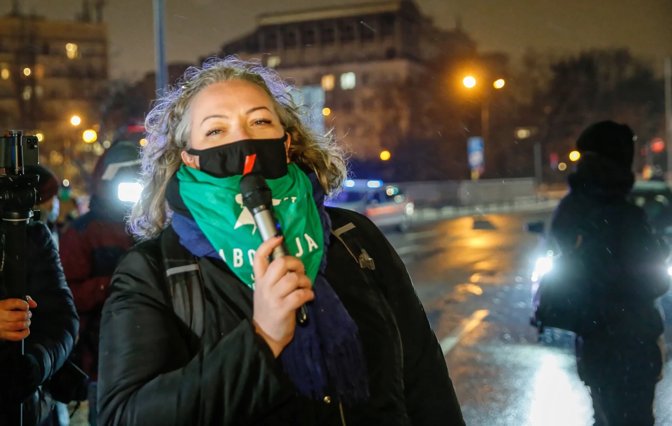 Na zdjęciu Marta Lempart