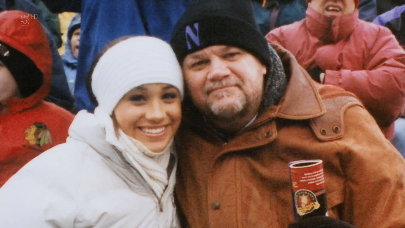 Meghan Markle z ojcem.